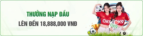 OK9 khuyến mãi nạp lần đầu